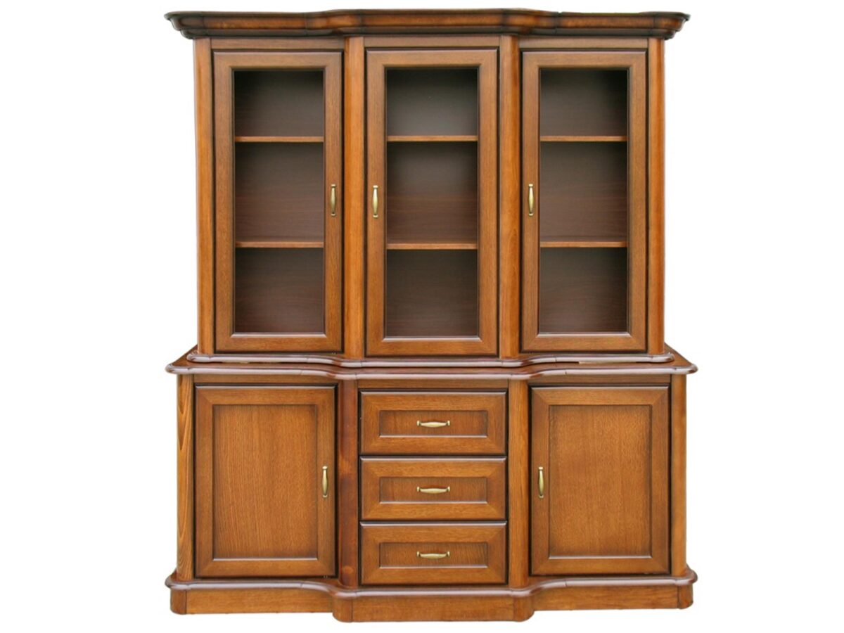 Luxus-Vitrine Kirsche Antik BAWARIA B31+B30