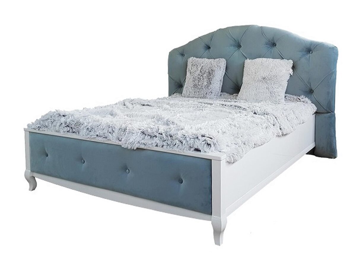 Gepolstertes Bett 160×200 cm Barocco New BN15