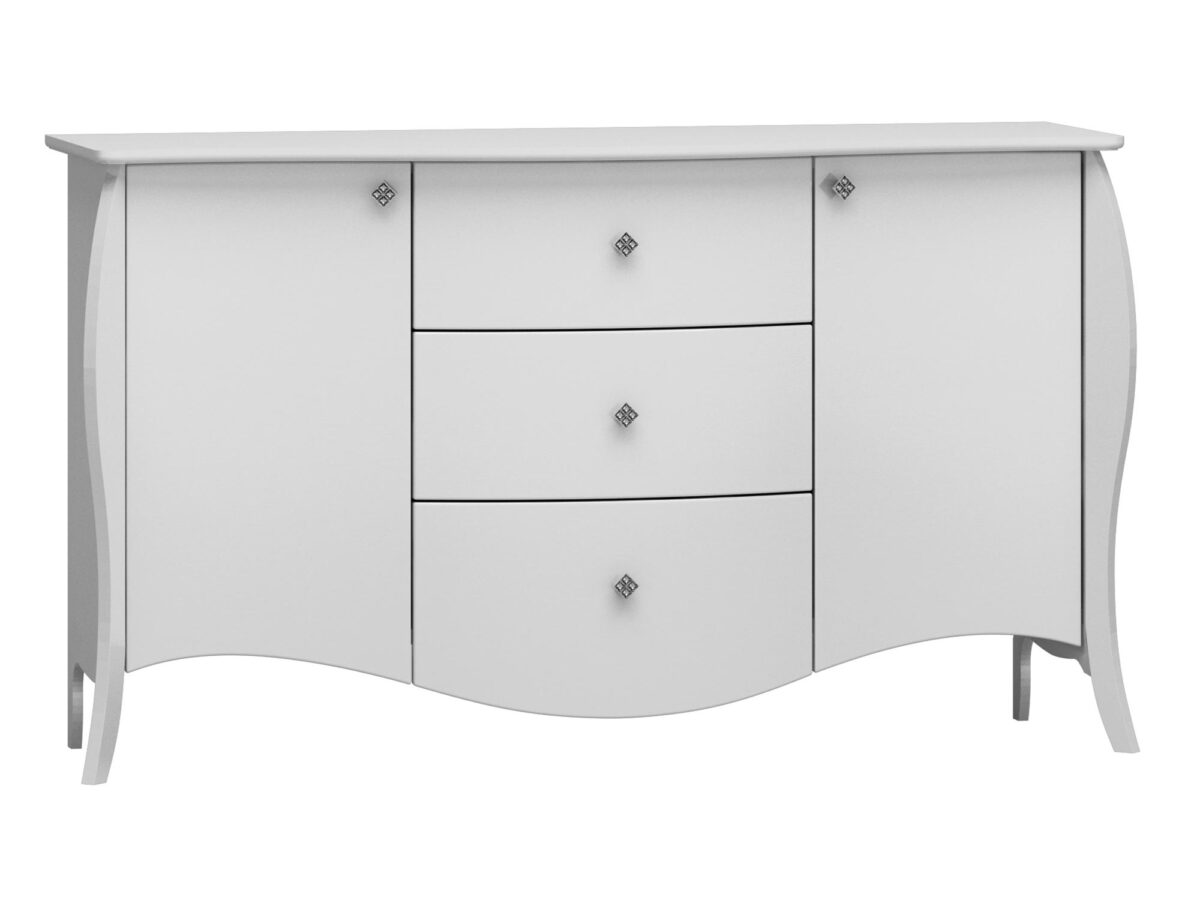 Breite Kommode 143 cm Hochglanz Barocco BR05