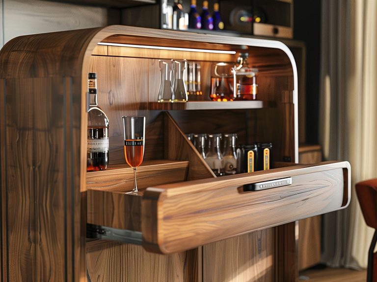 Barek witryna na alkohol