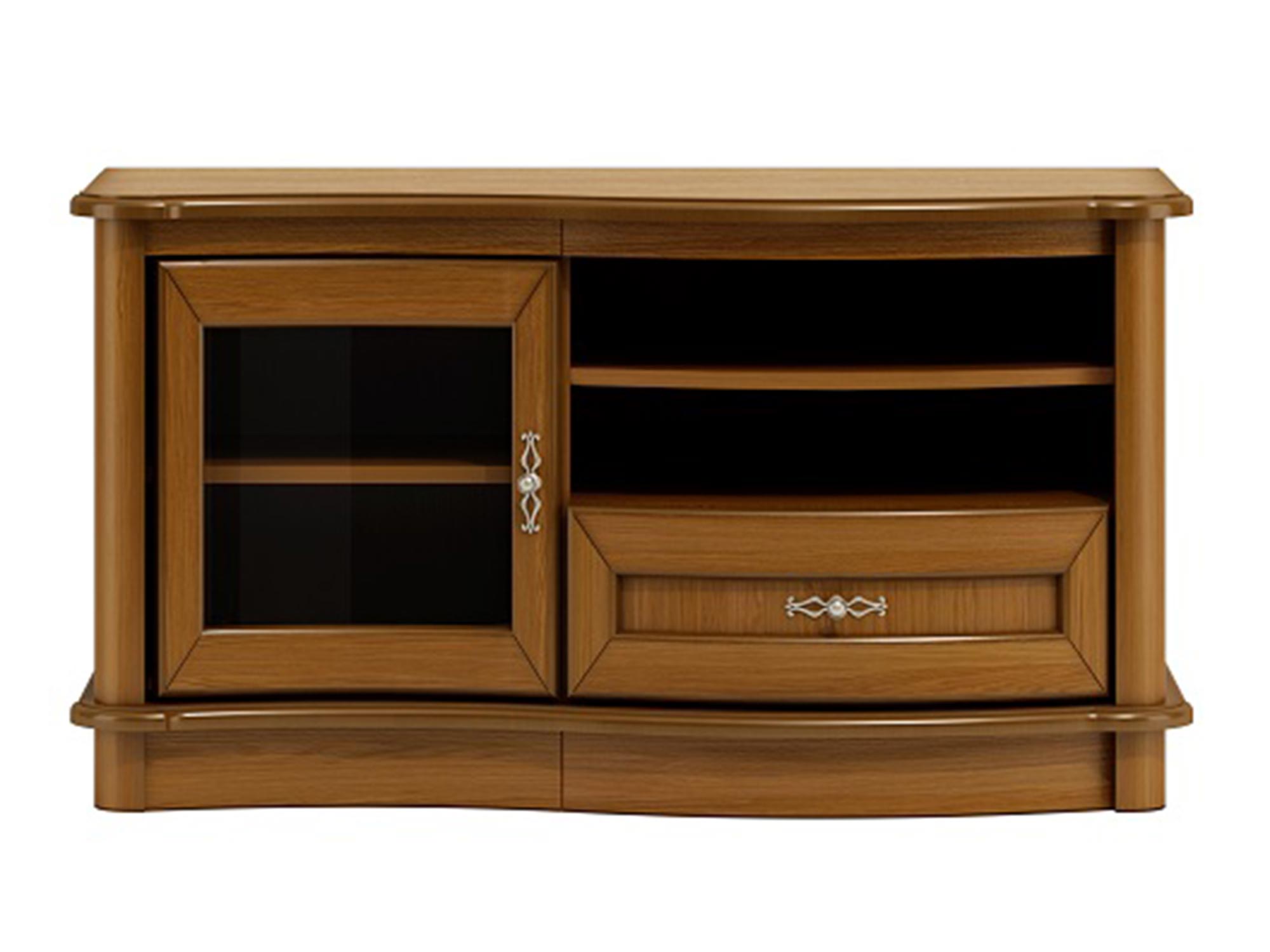 Klasyczna szafka RTV z rzeźbionymi frontami Klasyczna szafka RTV z rzeźbionymi frontami