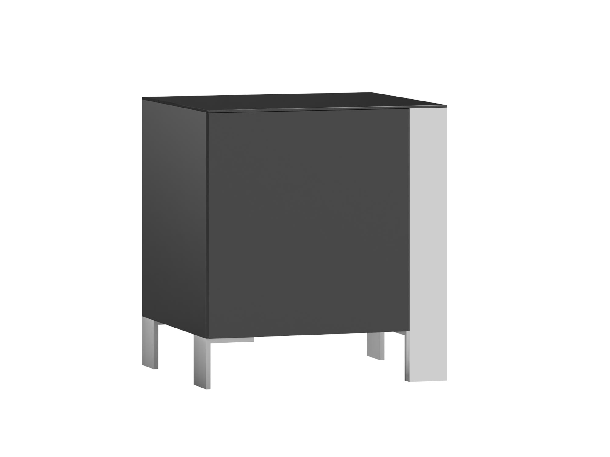 Nowoczesny stolik nocny w kolorze grafitowym Nowoczesny stolik nocny w kolorze grafitowym