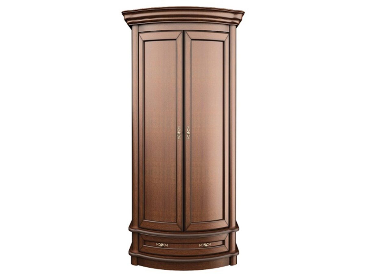 Zweitüriger Kleiderschrank braun Hawana H35