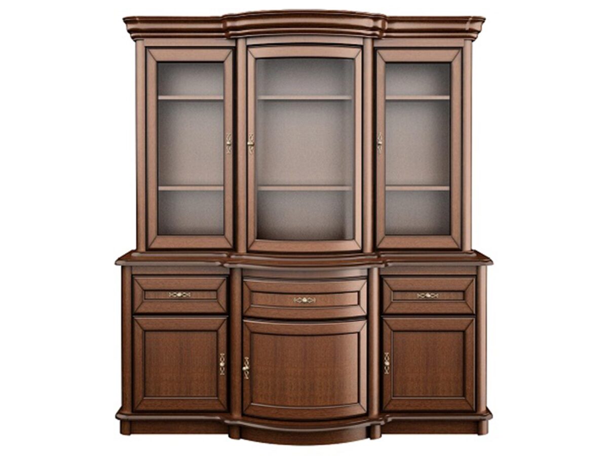 Zeitlose moderne Vitrine HAWANA H44+H38