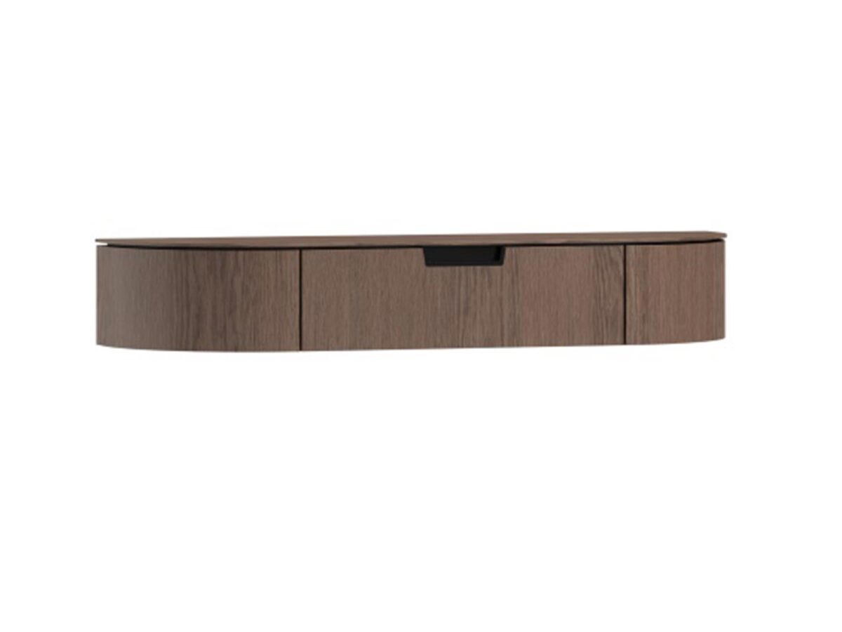 Schminktisch mit Schubladen MDF Braun/Schwarz MONS