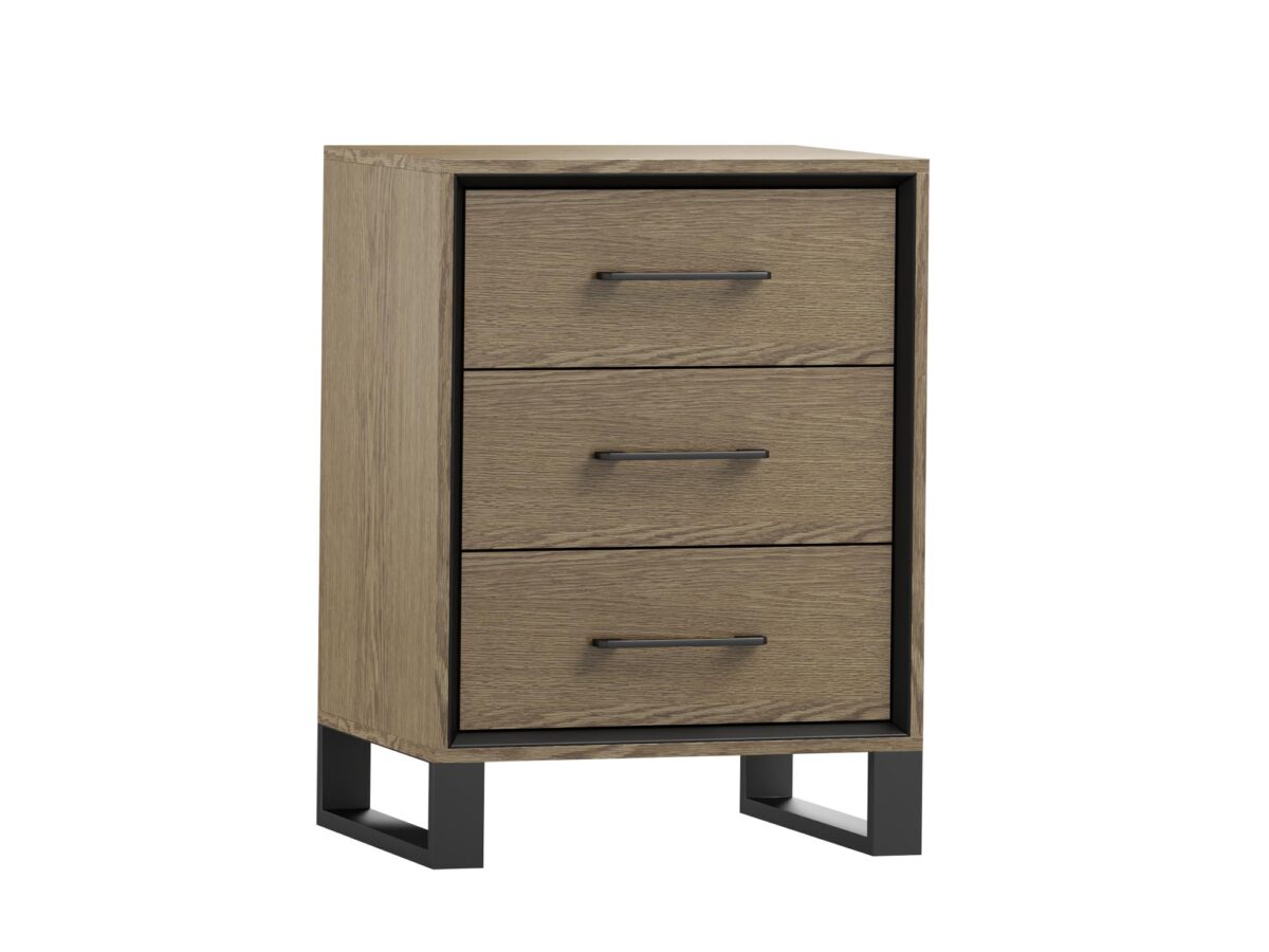 Einfache Kommode mit 3 Schubladen Madox MX03