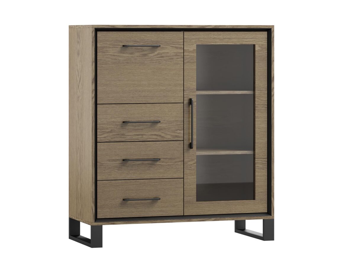Minimalistischer Barschrank mit Schubladen Madox MX06