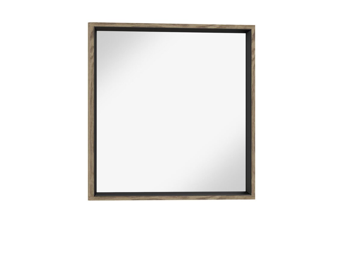 Minimalistischer Schminkspiegel Eiche Braun Madox MX16