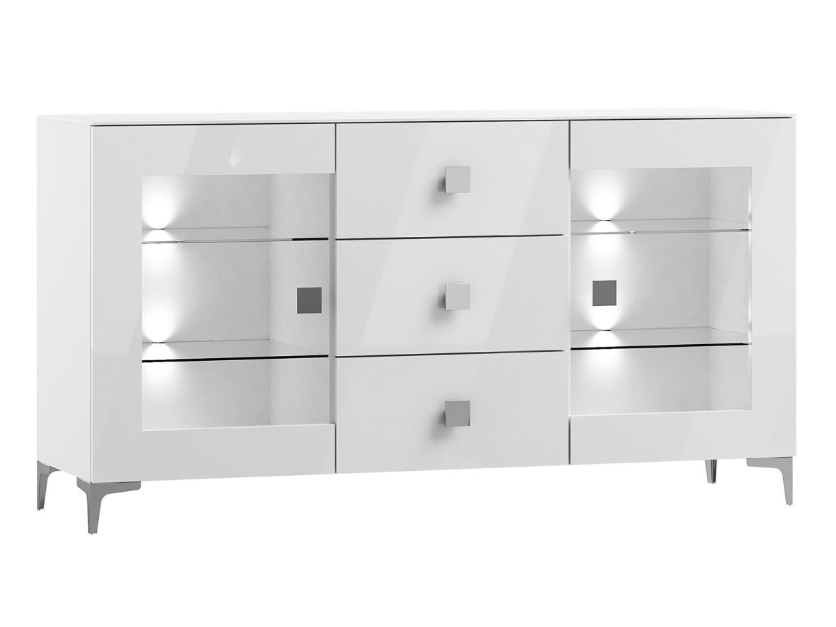 Minimalistická komoda s osvětlením Porto PT04