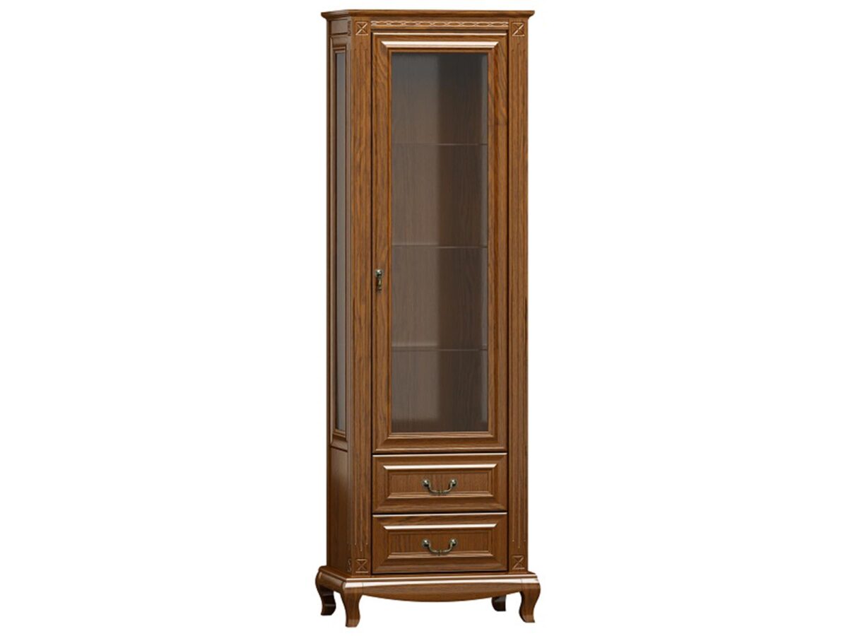 Elegante Vitrine Nussbaum Kashmir R13