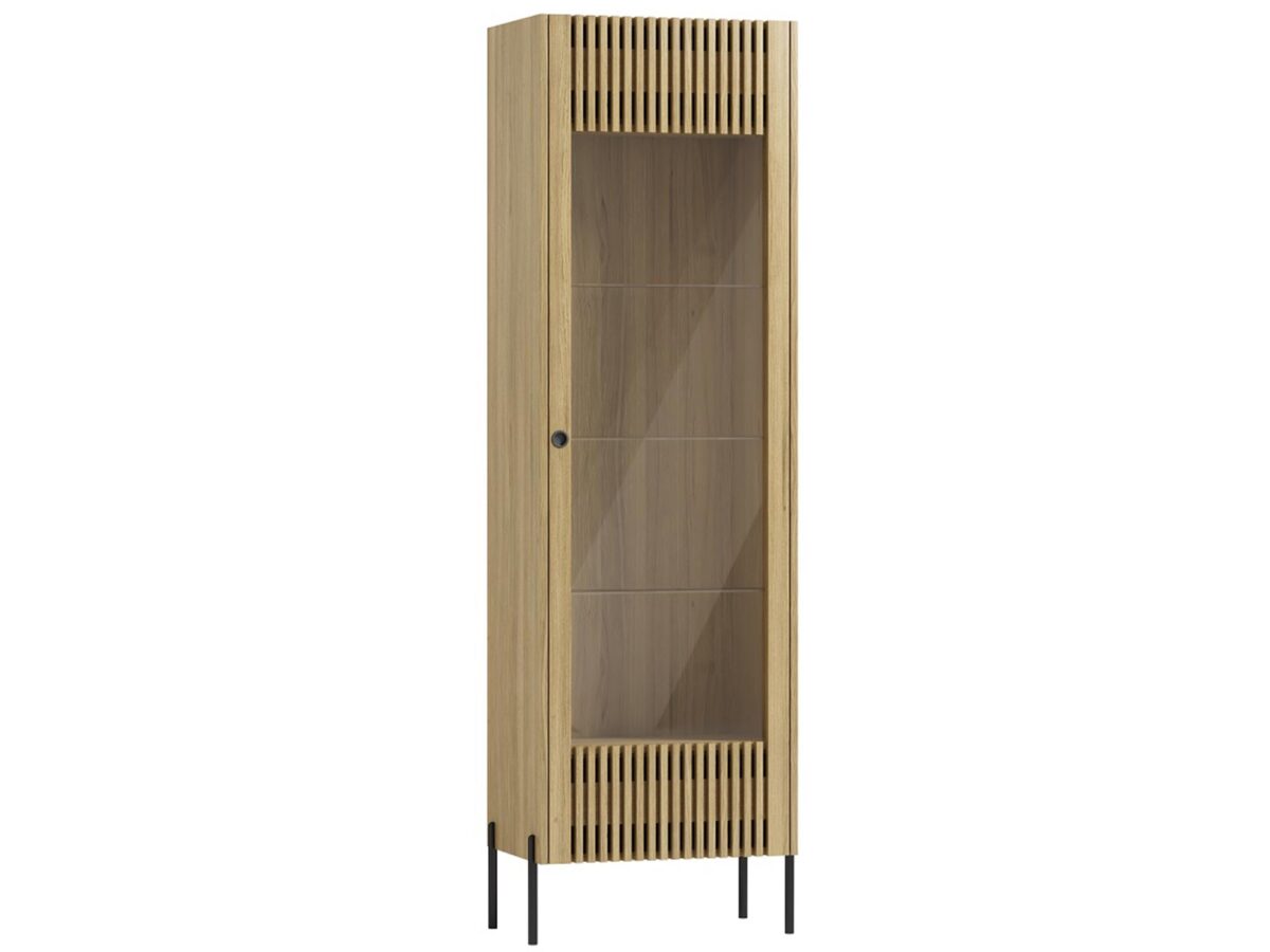 Elegante Vitrine Eiche Rennes RN06