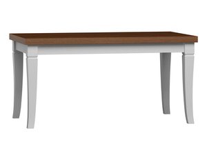Miniatúra 7 - Biely stôl s ohnutými nožičkami v provensálskom štýle do elegantnej jedálne