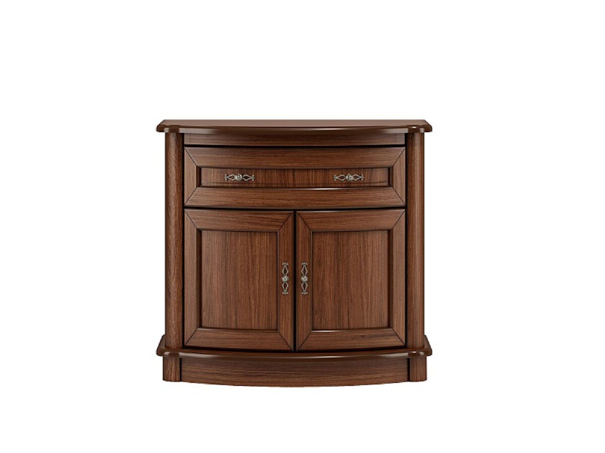 Kommode Nussbaum Holz furniert Wersal W03