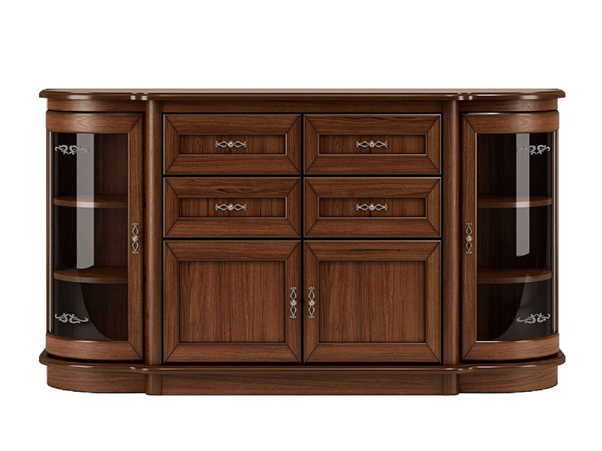 Kommode Nussbaum furniert Wohnzimmer Wersal W07