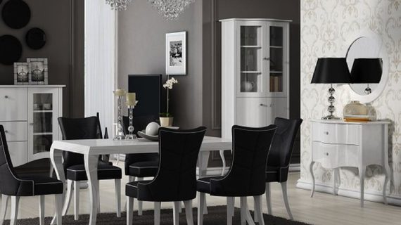 Miniaturka 3 - Stylowa jadalnia z eleganckimi meblami