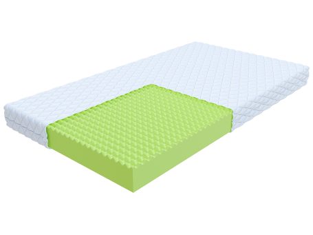 Antybakteryjny materac w kolorze zielono białym