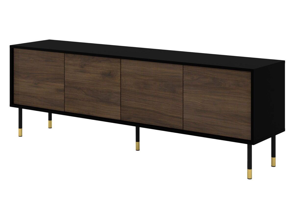 Modernes TV-Board mit goldenen Akzenten Armonia
