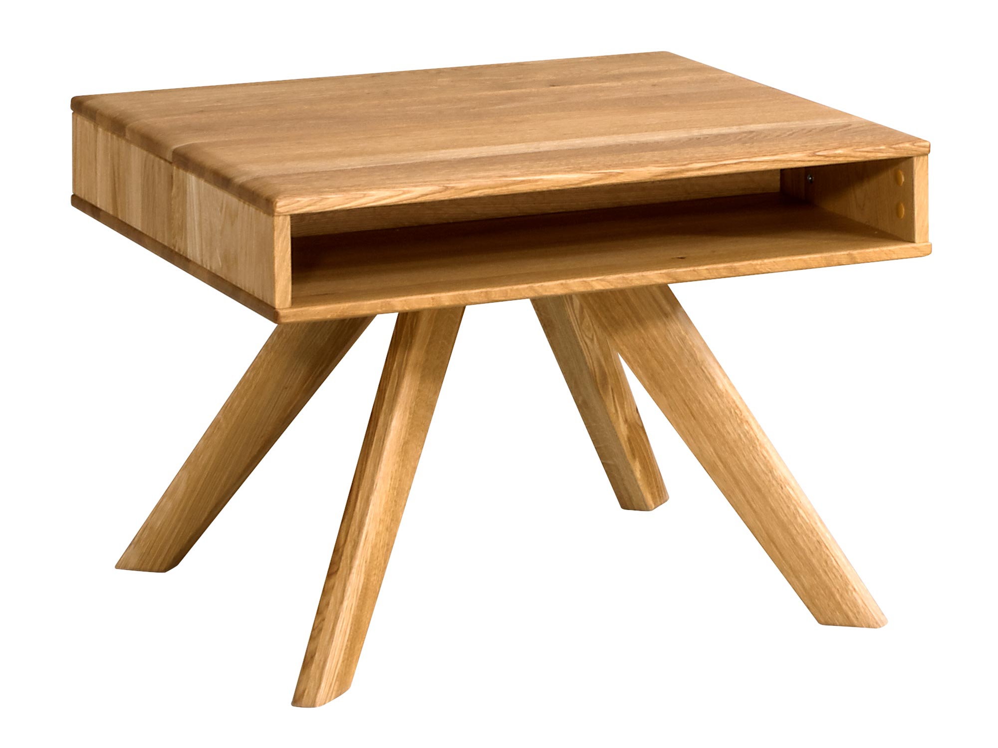 Stół kawowy z dębowym blatem