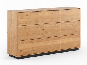 Miniatúra 12 - Moderná dubová komoda s jemným vrstvovaním dreva