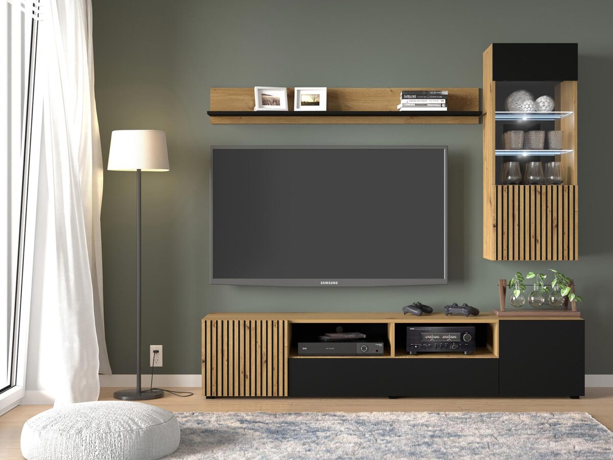 Funktionale Loft-Wohnwand Merve B