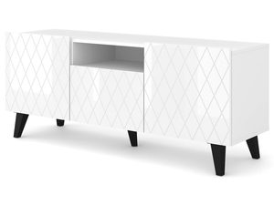 Miniatura 8 - Vysoká TV skříňka v barvě bílým