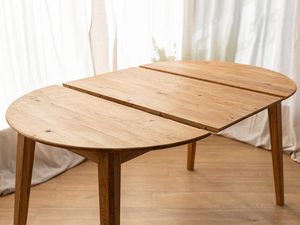 Miniaturka 2 - Drewniany stół dębowy w stylu skandynawskim, lekka konstrukcja