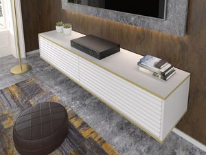 Miniatura 5 - Stylová bílá skříňka v aranžmá obývacího pokoje