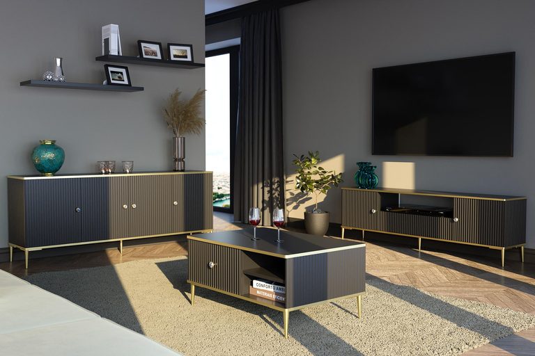 Moderní glamour obývací pokoj