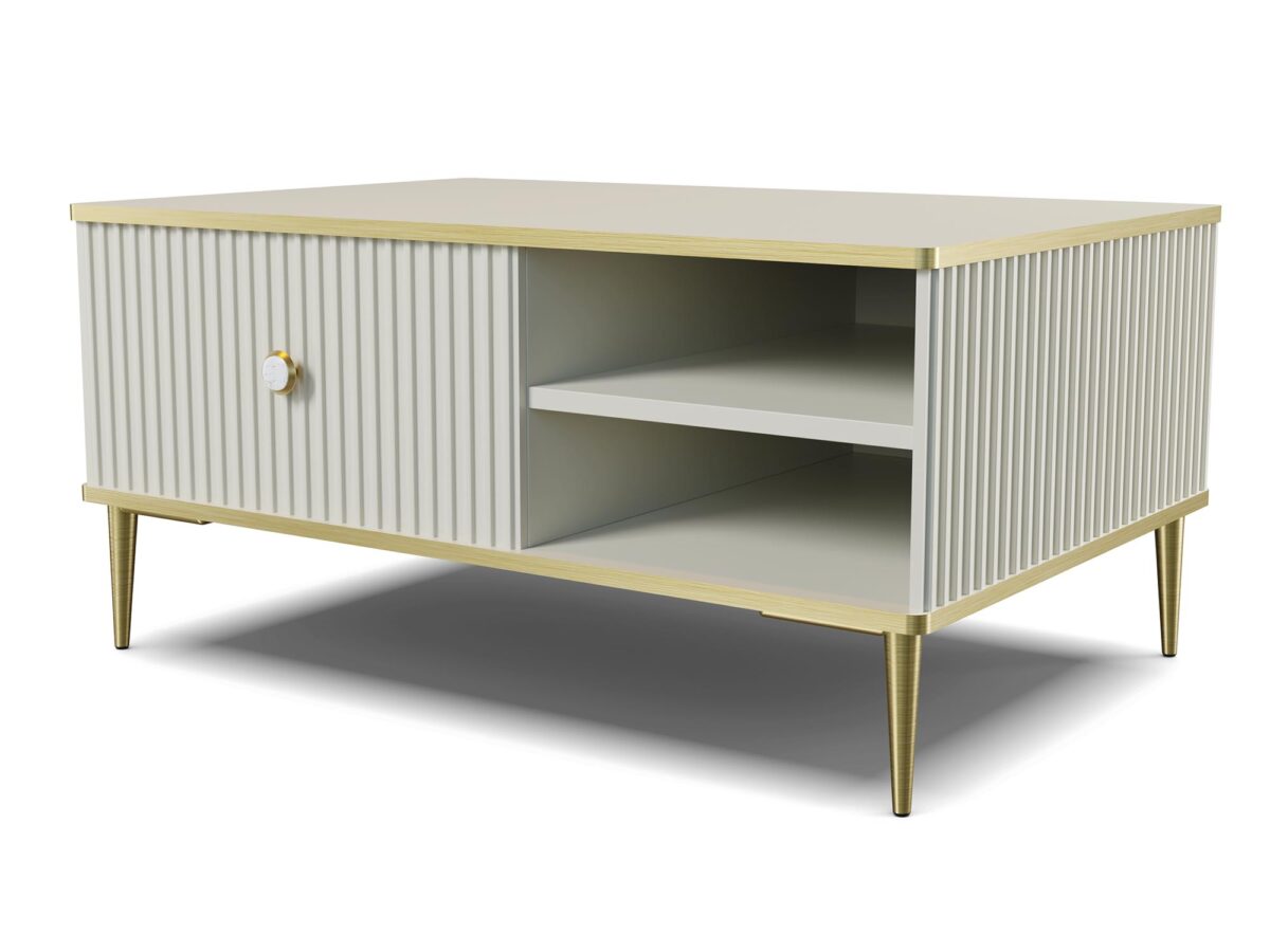 Eleganter Couchtisch mit Schublade Boho Castellano
