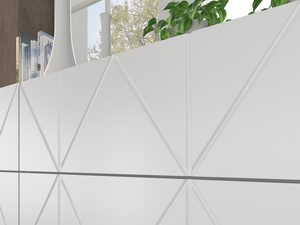 Miniatura 5 - Detail komody z geometrycznym wzorem