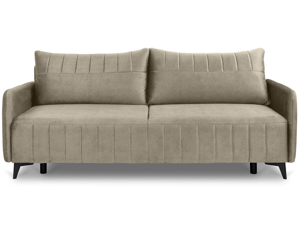 Modernes 2-Sitzer-Schlafsofa mit Bettkasten Zarella