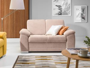 Miniaturka 2 - Różowa sofa dwuosobowa do salonu, styl klasyczny