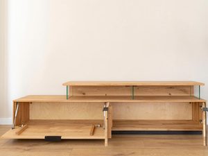Miniatura 8 - TV skříňka moderní dubová z otworzonymi drzwiczkami
