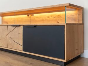 Miniatura 4 - Komoda dubová s LED podsvícením do moderního obývacího pokoje