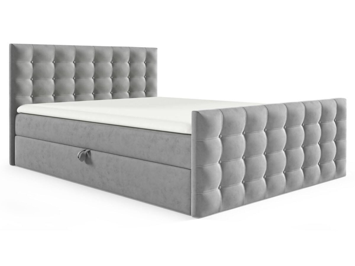 Doppel-Boxspringbett gesteppt Monarch