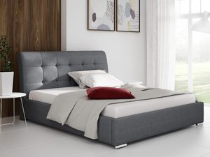 Miniatura 4 - Grafitové postel z prošitím – stonowana wersja moderního postele.