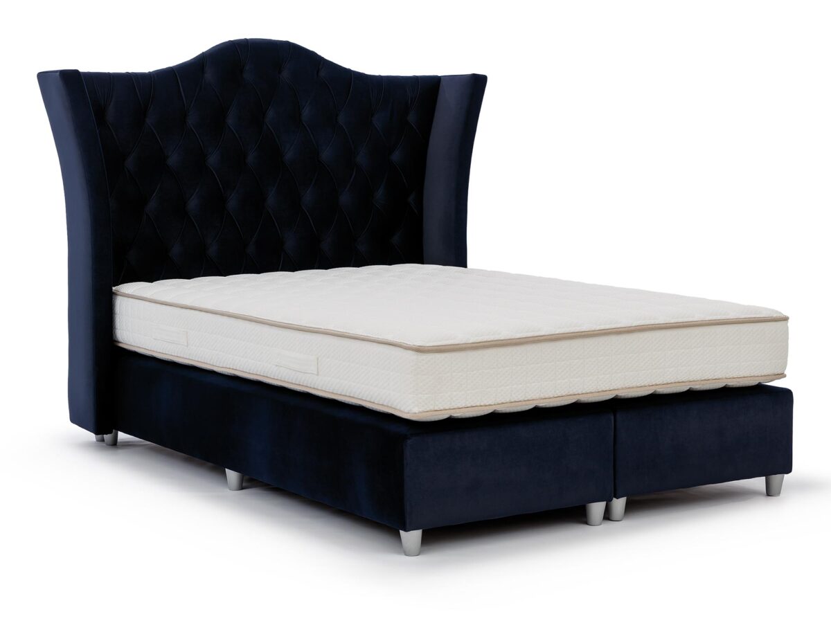 Elegantní kontinentální postel ve stylu Chesterfield PIATTO