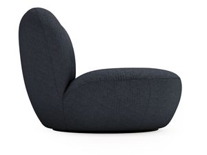 Miniaturka 5 - Antracytowy fotel z miękką tapicerką do eleganckiego salonu