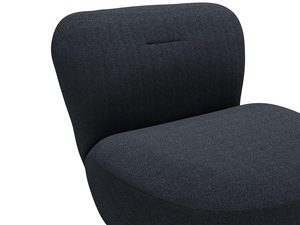 Miniaturka 11 - Czarny fotel lounge do wnętrz nowoczesnych i industrialnych