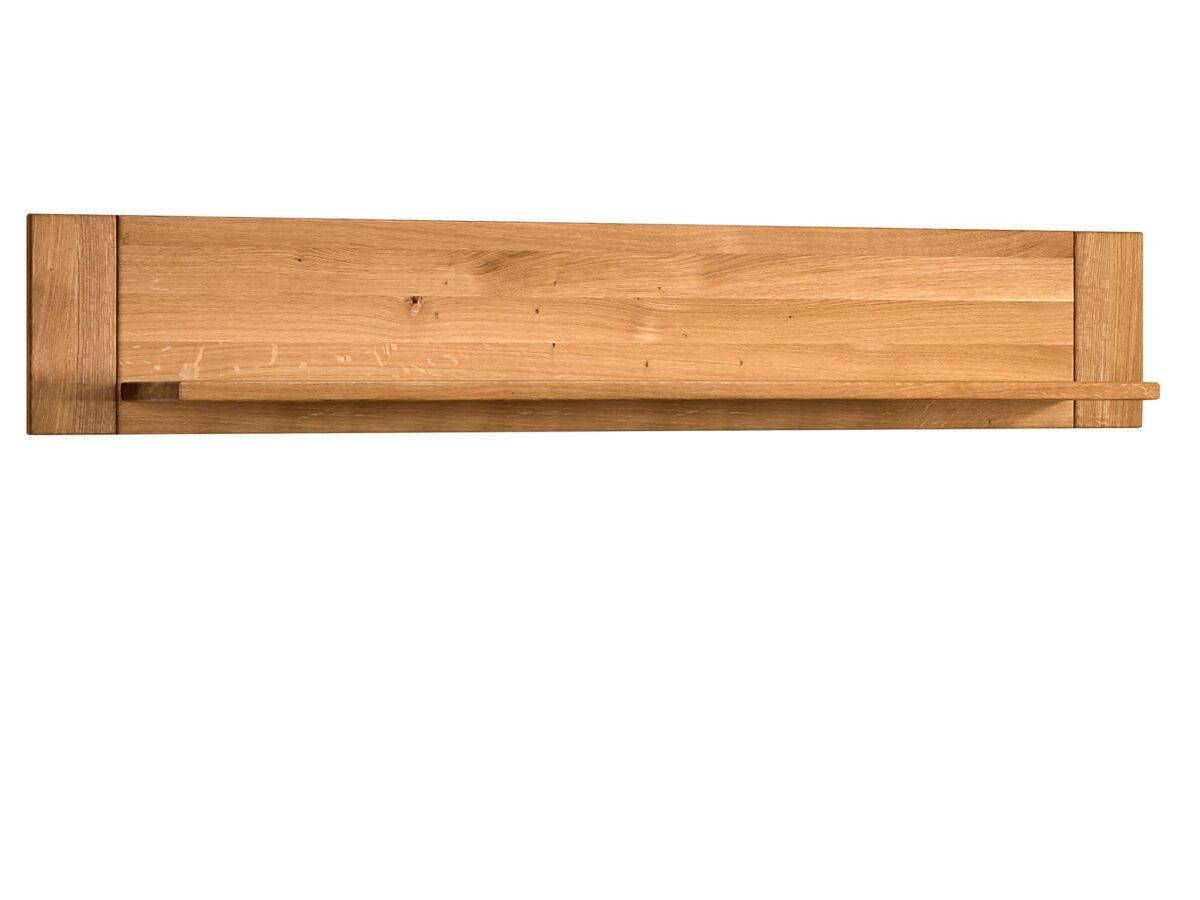 Wandpaneel mit Ablage aus Eiche massiv natur GRACIA Typ 30