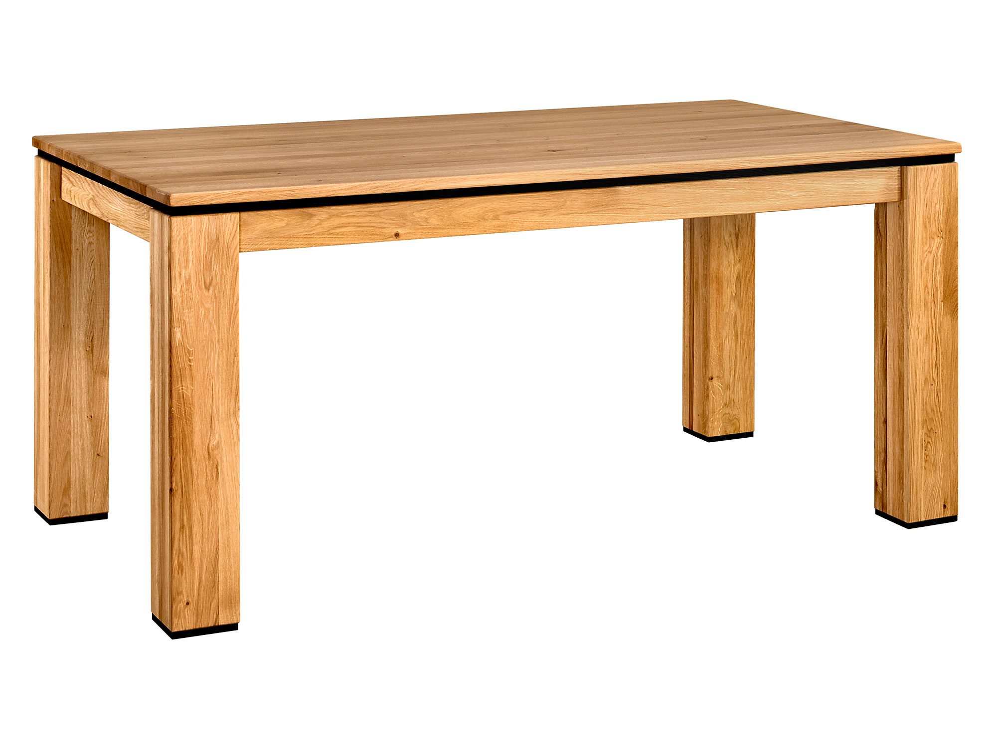 Dębowy stół jadalniany w naturalnym kolorze drewna