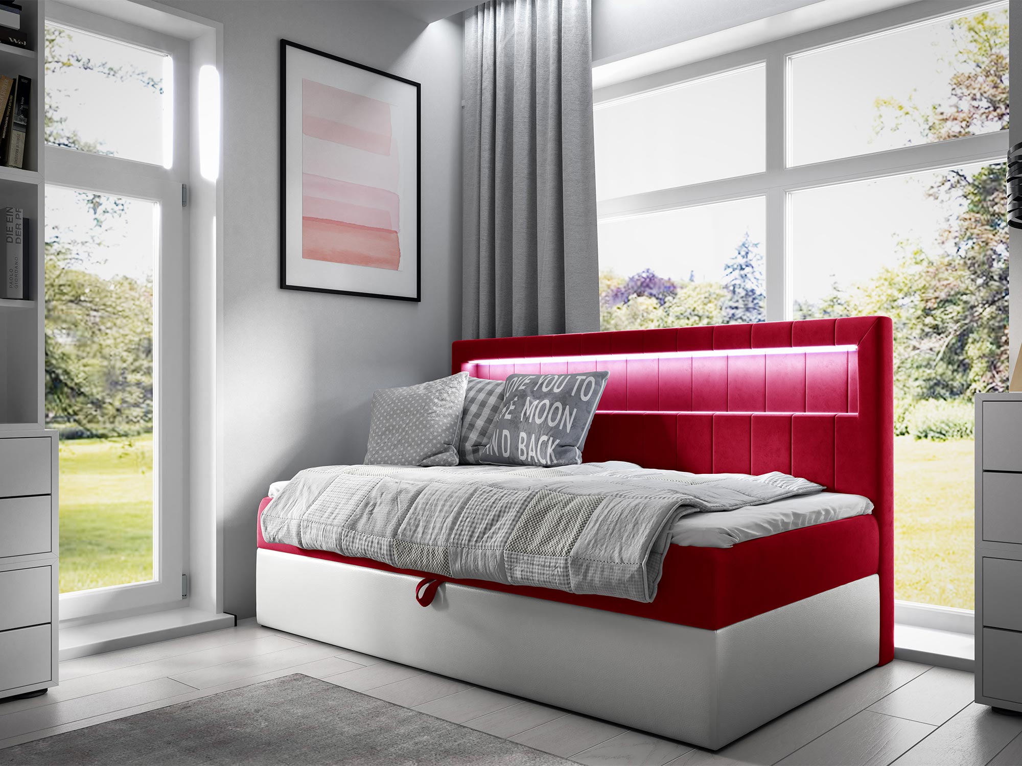 Czerwono-białe – druga wersja kolorystyczna. Czerwono-białe – druga wersja kolorystyczna.