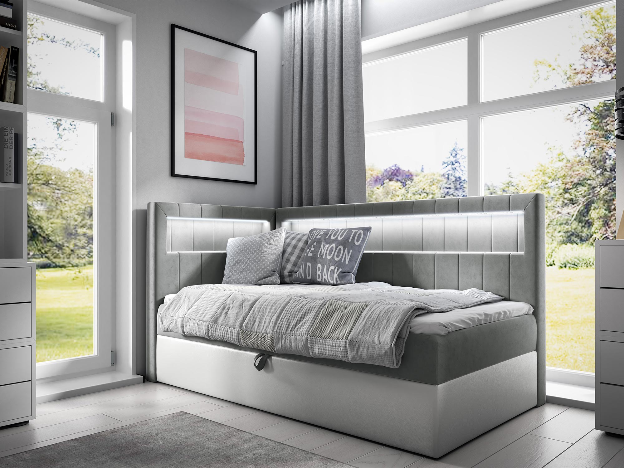 Szaro-białe – idealne do wnętrz skandynawskich. Szaro-białe – idealne do wnętrz skandynawskich.