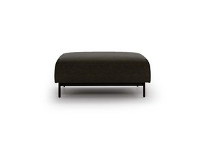 Miniatúra 15 - Tmavá moderná čalúnená pufa s mäkkým výplňou