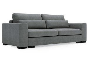 Miniaturka 8 - Sofa szara z funkcją wypoczynku i prostym stylem