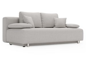 Miniaturka 14 - Sofa szara z jasnymi poduszkami w stylu skandynawskim