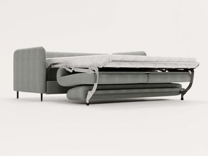 Miniaturka 4 - Szara sofa rozkładana z włoskim mechanizmem spania profil