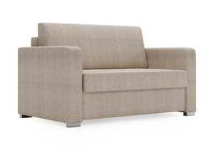 Miniaturka 4 - Sofa mini beżowa kompaktowa perspektywa boczna