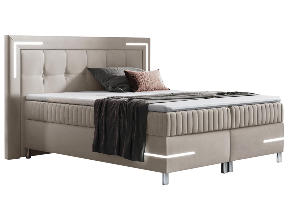 Modernes Boxspringbett Doppelbett Eclipse