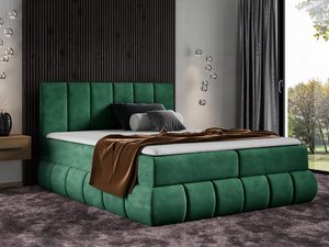 Miniatura 7 - Čalouněná postel v barvě zeleným, glamour styl